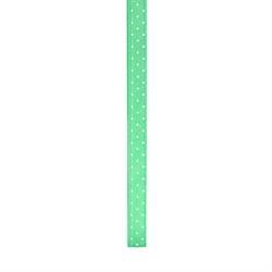 AussieSuperStore Party Essentials Satin with Spots Apple Green/White Ribbon Satin with Spots Apple Green/White Ribbon | Gift Packaging Wrapping Ribbon 9331468036043 VNS6GN